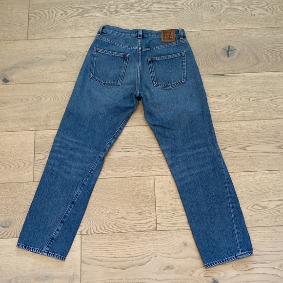 Toteme Straight Leg Denim Cropped 24 - Picture 4 of 5